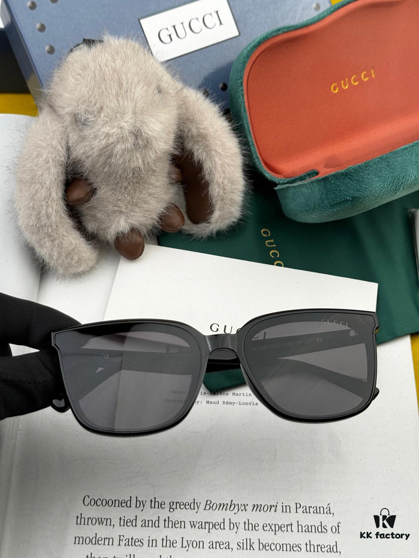 GUCCI - Polarized Sunglasses 2025 Spring New Arrival Trendy Fashion Square Frame Polarized Sunglasses High-Quality Comfortable Fit Influencer Style Women's HD Polarized Sunglasses 🕶️ High-Quality TR Frame Model: G550