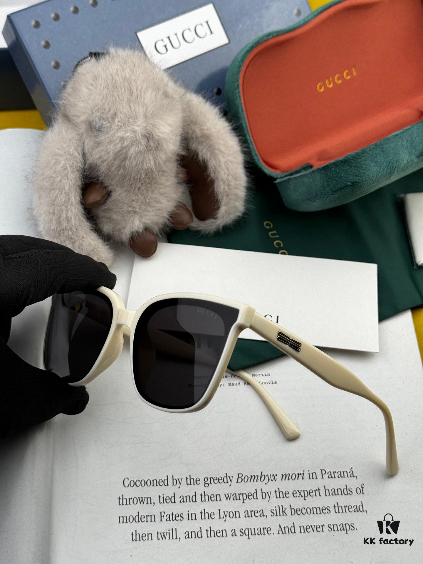 GUCCI - Polarized Sunglasses 2025 Spring New Arrival Trendy Fashion Square Frame Polarized Sunglasses High-Quality Comfortable Fit Influencer Style Women's HD Polarized Sunglasses 🕶️ High-Quality TR Frame Model: G550