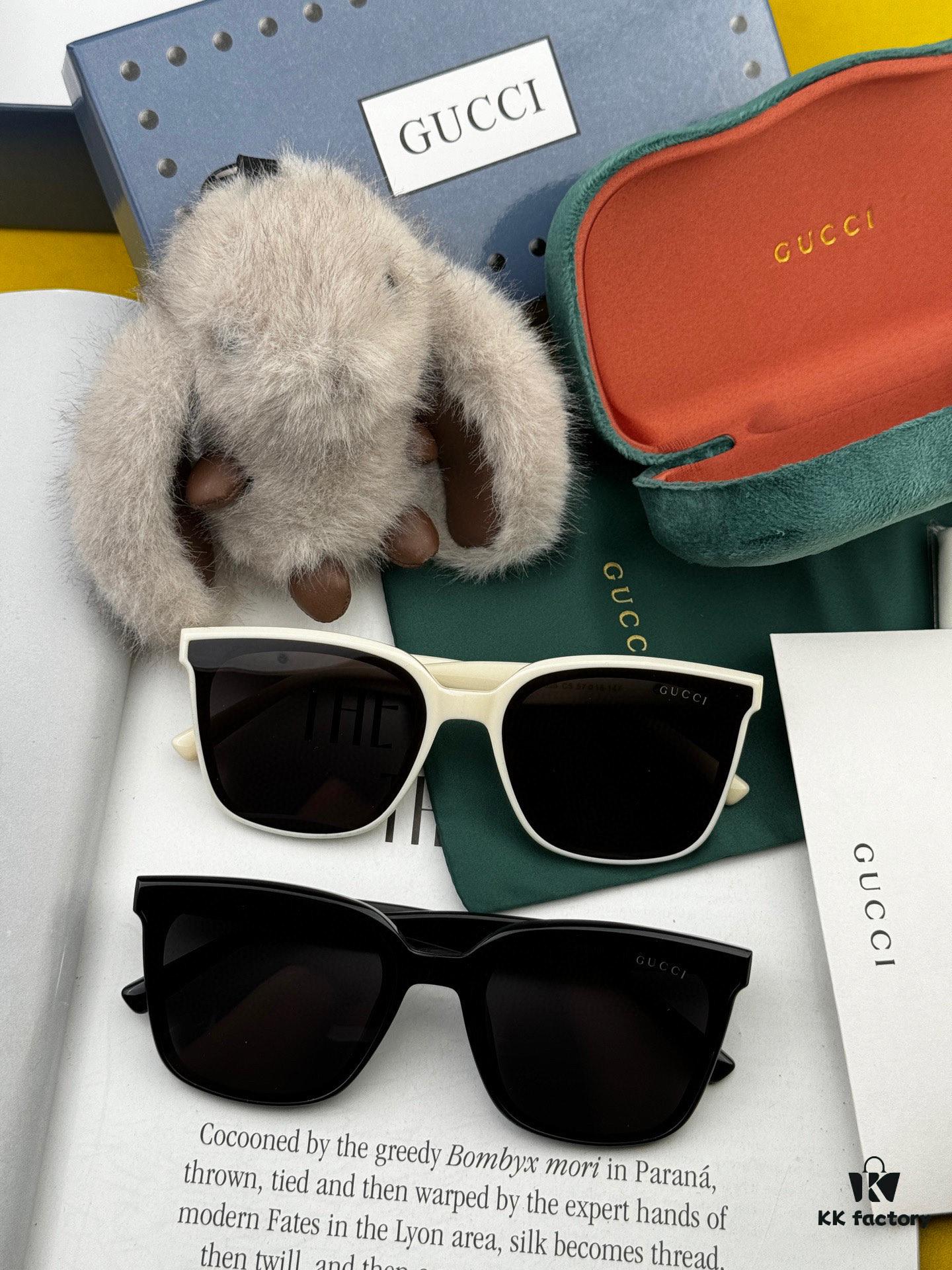 GUCCI - Polarized Sunglasses 2025 Spring New Arrival Trendy Fashion Square Frame Polarized Sunglasses High-Quality Comfortable Fit Influencer Style Women's HD Polarized Sunglasses 🕶️ High-Quality TR Frame Model: G550