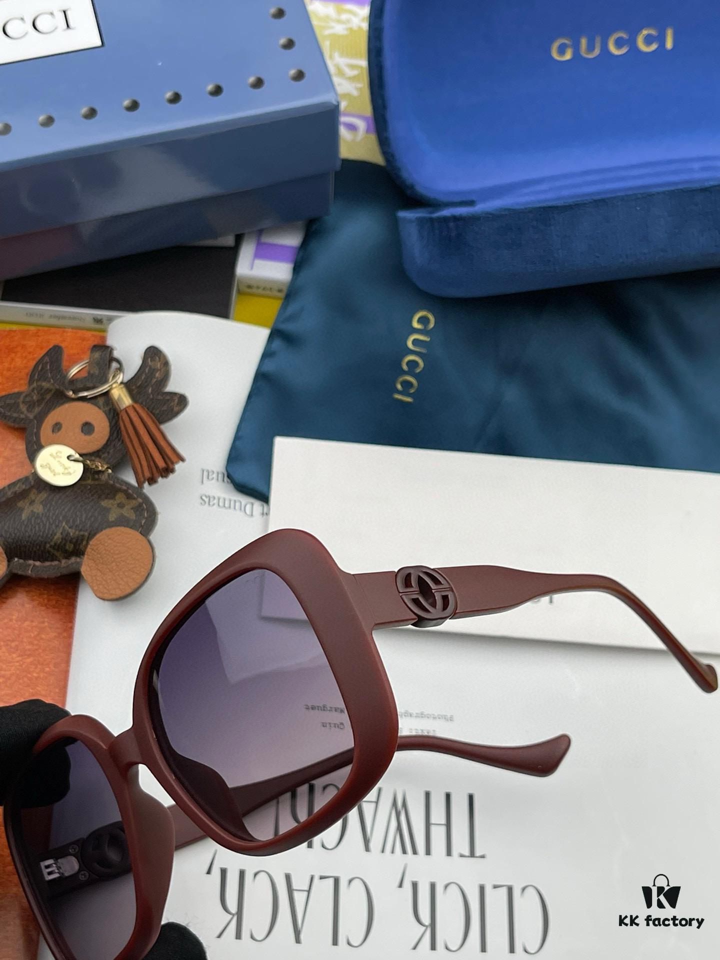 GUCCI - Polarized Sunglasses 2025 Spring New Arrival Trendy Fashion Square Frame Polarized Sunglasses High Quality Comfortable Fit Influencer Style Women's HD Polarized Sunglasses