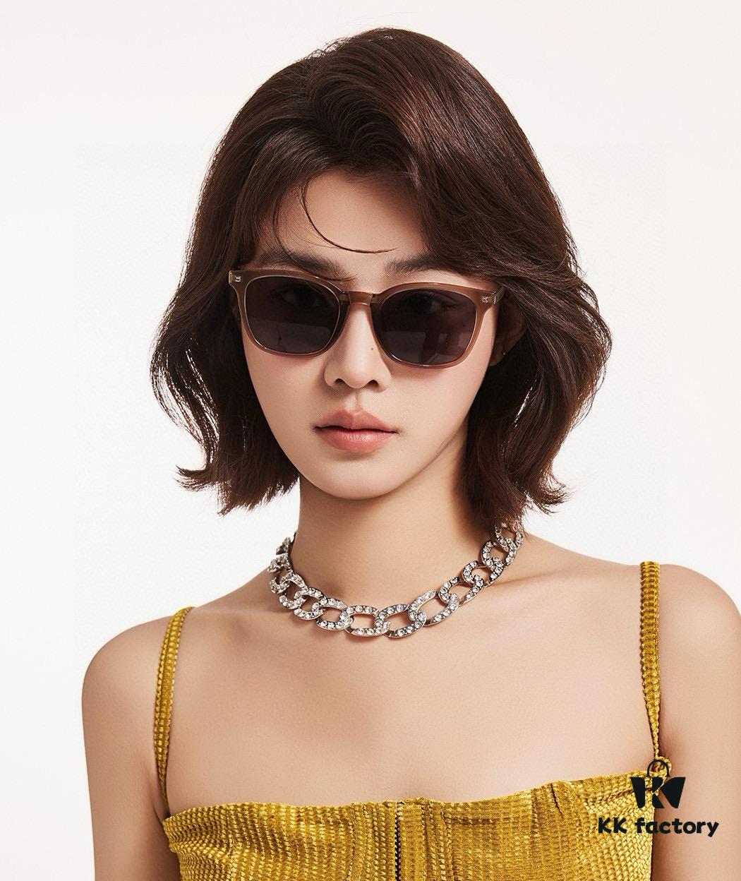 GUCCI 2025 Spring New Arrival Trendy Folding Square Polarized Sunglasses High Quality Comfortable Wear Influencer Style Sun Glasses Model: G8318
