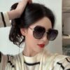 GUCCI 2025 Spring New Arrival Sunglasses, Favored by Influencers for Full Charm – Playful and Sweet with Enhanced Facial Fit, Premium Metal Finish
