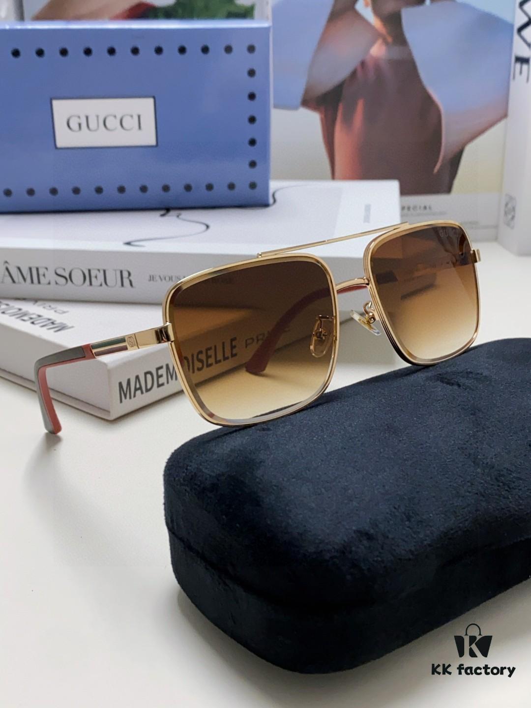 Gucci 2025 New Unisex Sunglasses, Fashionable Trendy Driving Sunglasses for Men and Women, Outdoor Casual Eyewear