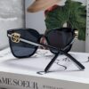 Gucci 2025 Spring New Arrival Ultra-Fresh Style Shiny Frame with Oversized G Logo on Temples, Elegant and Stylish Women's Best-Selling Sunglasses