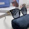 Gucci 2025 Spring New Arrival Ultra-Fresh Style Shiny Frame with Oversized G Logo on Temples, Elegant and Stylish Women's Best-Selling Sunglasses