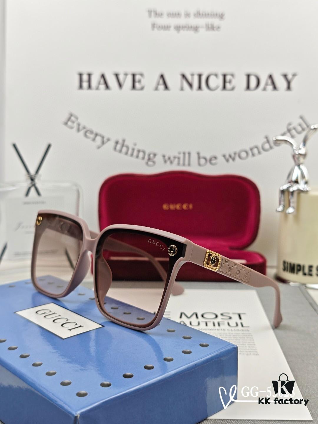 GUCCI Italy - Polarized TR Frame Sunglasses with High-Definition Resin Lenses, Lightweight and Comfortable Wear, Model 53028