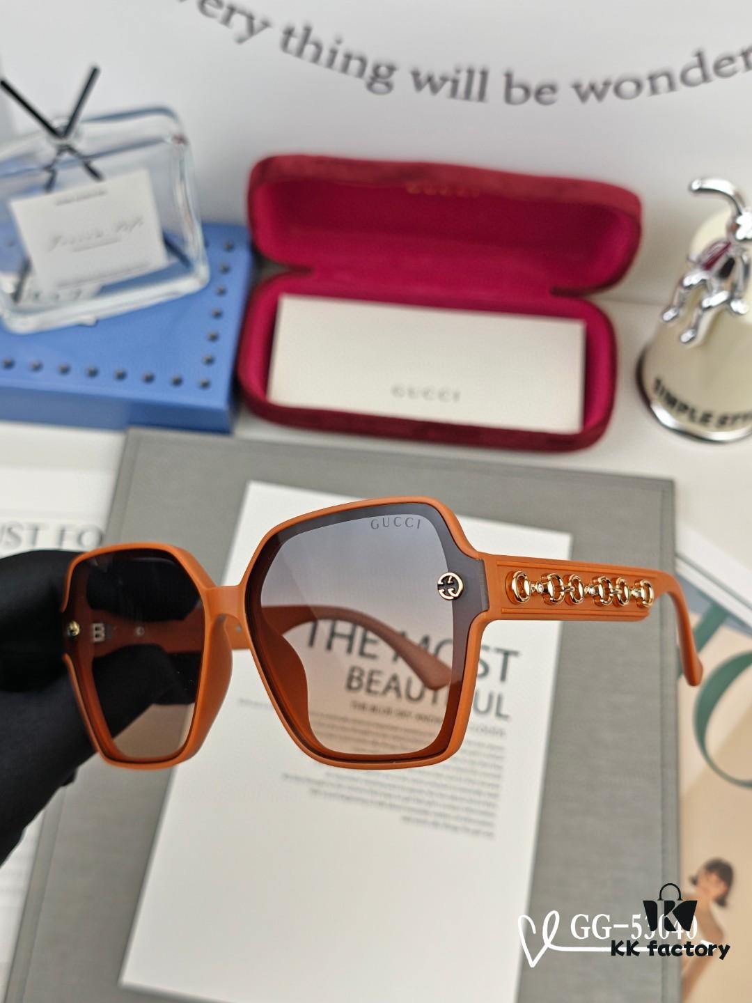 GUCCI Italy - Polarized TR Lightweight Sunglasses with High-Definition Resin Lenses, Model 53040, Size 57-16-148