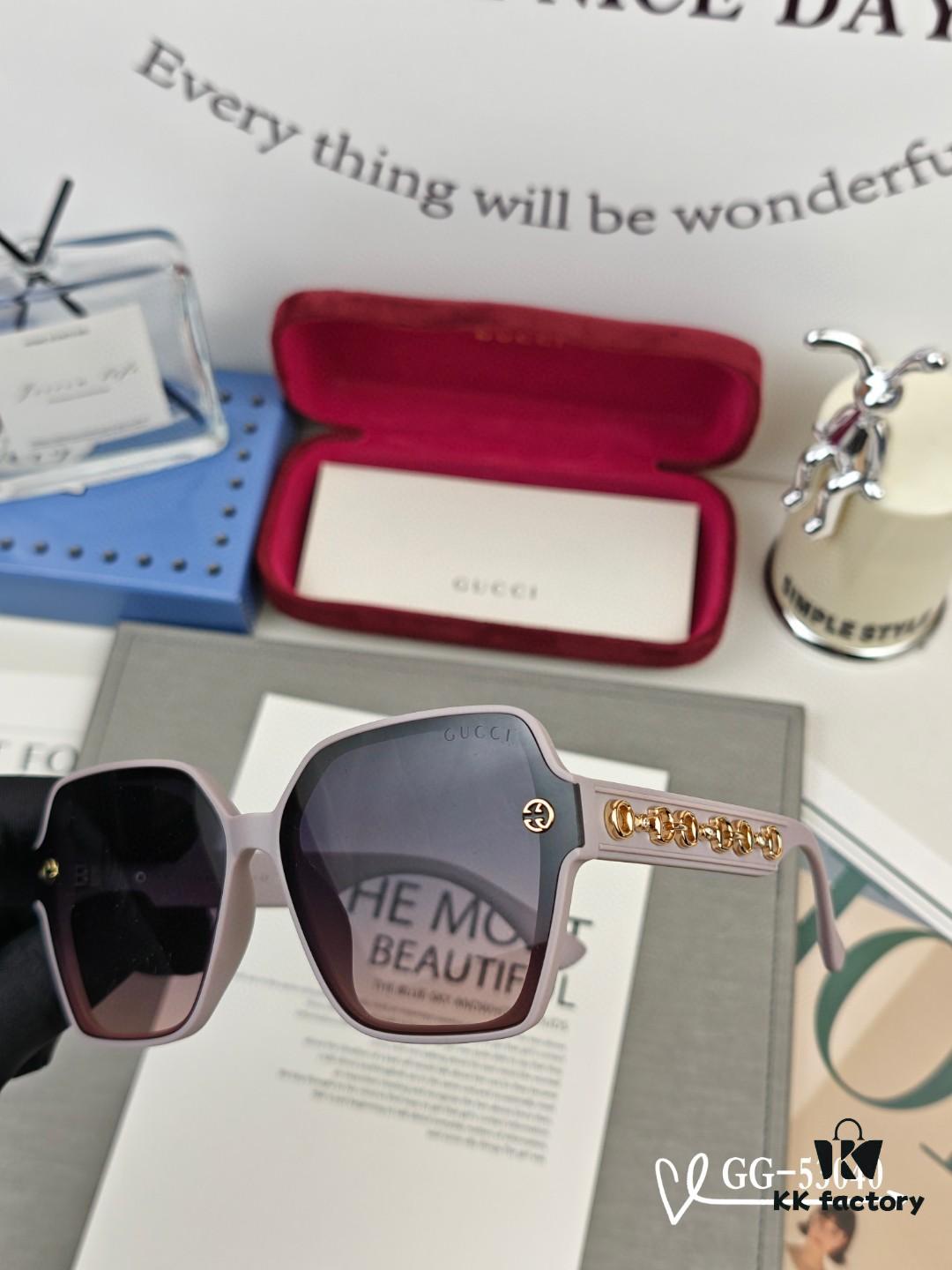 GUCCI Italy - Polarized TR Lightweight Sunglasses with High-Definition Resin Lenses, Model 53040, Size 57-16-148