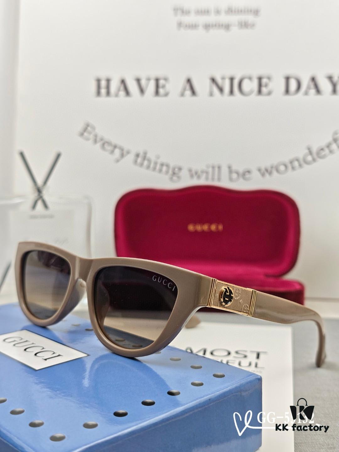 Italian Gucci - GUCCI, Polarized Resin HD Lenses, TR Frame Lightweight and Comfortable to Wear, Size: 57-16-148, New Model GG Sunglasses Reduce Glare, Block Harmful Radiation, Ideal for Travel, Fashion Pairing, and Driving