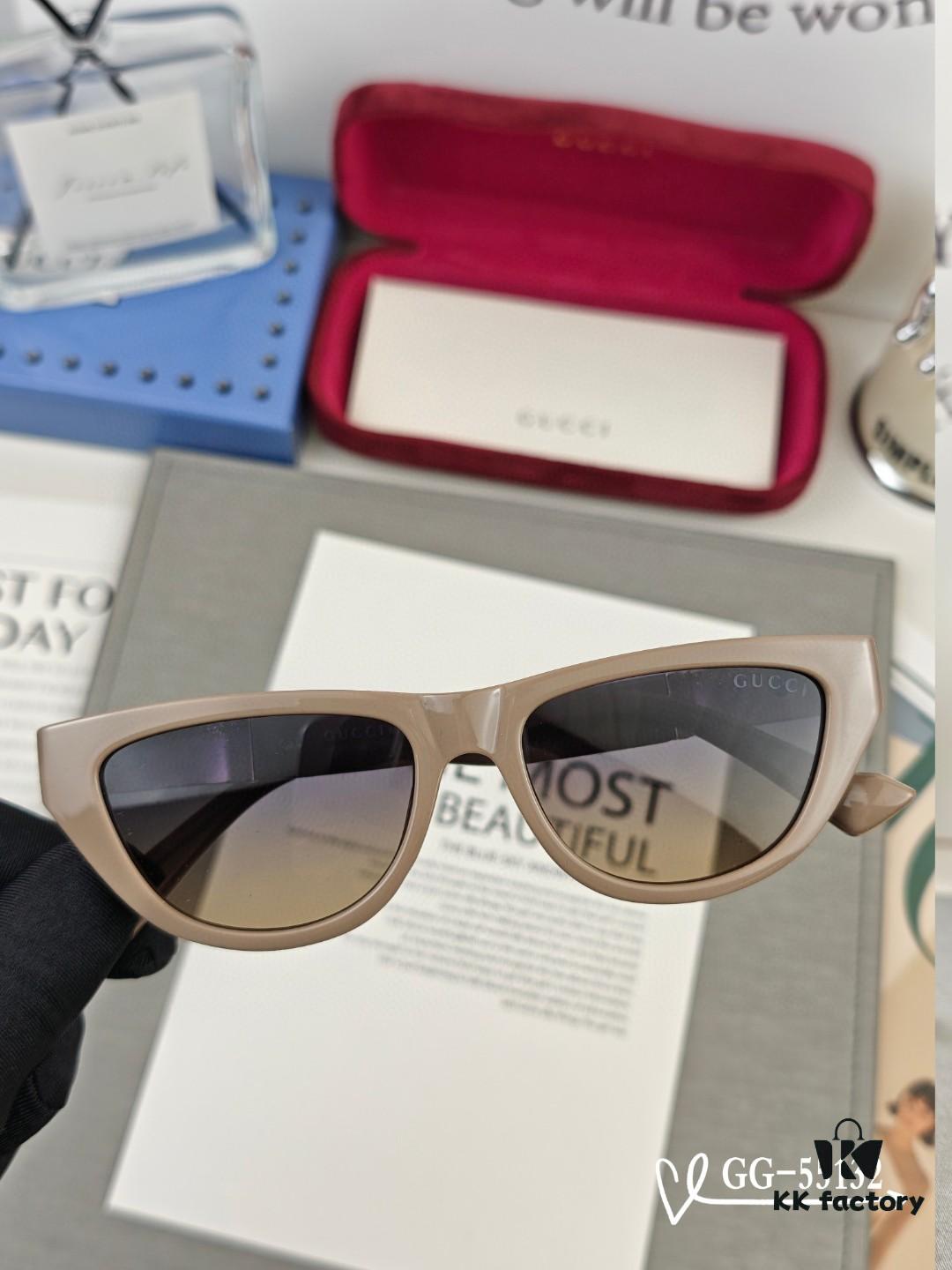 Italian Gucci - GUCCI, Polarized Resin HD Lenses, TR Frame Lightweight and Comfortable to Wear, Size: 57-16-148, New Model GG Sunglasses Reduce Glare, Block Harmful Radiation, Ideal for Travel, Fashion Pairing, and Driving