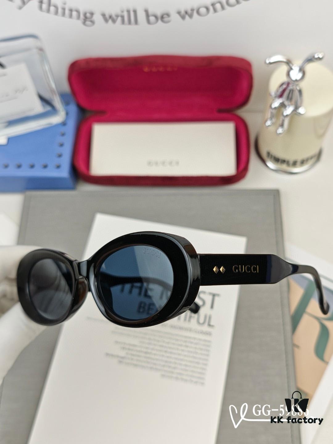 GUCCI Italy - Polarized TR Lightweight Sunglasses with High-Definition Resin Lenses, Model 59886, Size 57-16-148