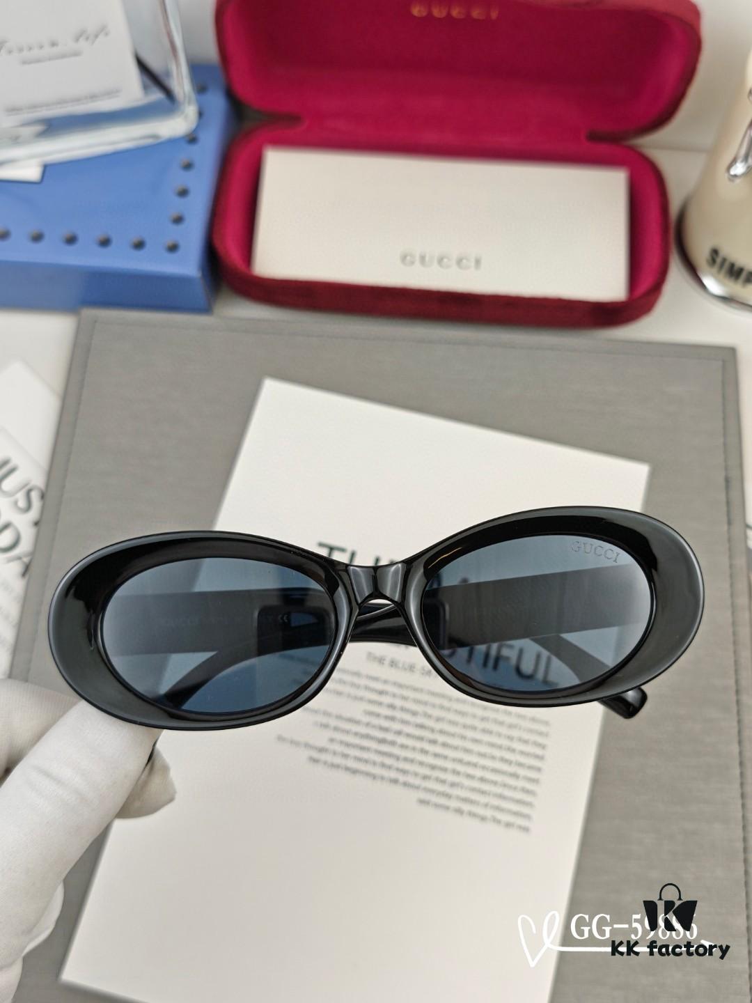 GUCCI Italy - Polarized TR Lightweight Sunglasses with High-Definition Resin Lenses, Model 59886, Size 57-16-148