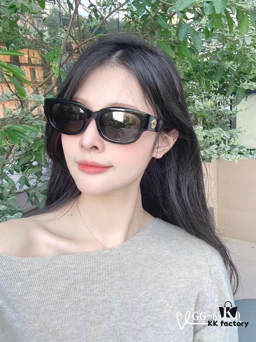 New GG Series GUCCI Sunglasses Model 69100 with Polaroid HD Resin Lenses, Lightweight TR Frame for Comfortable Wear