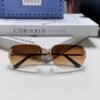 Gucci Rhinestone-Embellished Butterfly Unisex Frameless Sunglasses for Women, Stylish and Fashionable Retro Sun Glasses