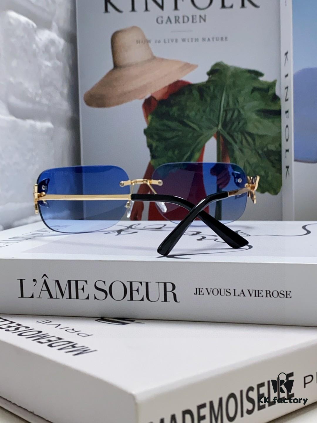 Gucci Rhinestone-Embellished Butterfly Unisex Oversized Sunglasses for Women, Stylish and Fashionable Retro Sun Glasses