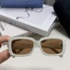 Gucci 2025 New Arrival Unisex Black Rectangular Acetate Sunglasses with Dual Side Logo, Trendy and Comfortable Oversized Sun Glasses