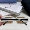 Gucci 2025 New Arrival Unisex Black Rectangular Acetate Sunglasses with Dual Side Logo, Trendy and Comfortable Oversized Sun Glasses