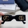 Gucci Bright and Bold Personality Rectangular Narrow-Framed Sunglasses, Unisex Streetwear Style, Versatile and Chic, Model GG1425S