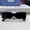 Gucci Bright and Bold Personality Rectangular Narrow-Framed Sunglasses, Unisex Streetwear Style, Versatile and Chic, Model GG1425S