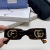 Gucci Bright and Bold Personality Rectangular Narrow-Framed Sunglasses Unisex Streetwear Style, Versatile Design GG1425S