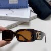 Gucci Bright and Bold Personality Rectangular Narrow-Framed Sunglasses Unisex Streetwear Style, Versatile Design GG1425S
