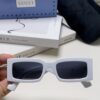 Gucci Cheerful and Bold Personality Rectangular Narrow-Framed Sunglasses Unisex Street Fashion GG1425S