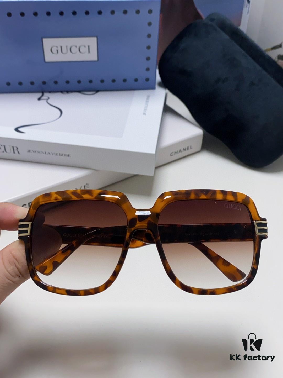 Gucci 2025 New Arrival Classic Round Frame Unisex Sunglasses, Flattering on All Face Shapes, Polarized UV-Protective Lenses