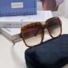 Gucci 2025 New Arrival Classic Round Frame Unisex Sunglasses, Flattering on All Face Shapes, Polarized UV-Protective Lenses