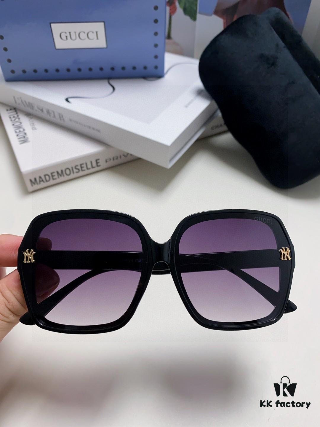 Gucci 2025 New Women's Sunglasses, Fashionable Oversized Sun Glasses for Women, Brand Designer Eyewear