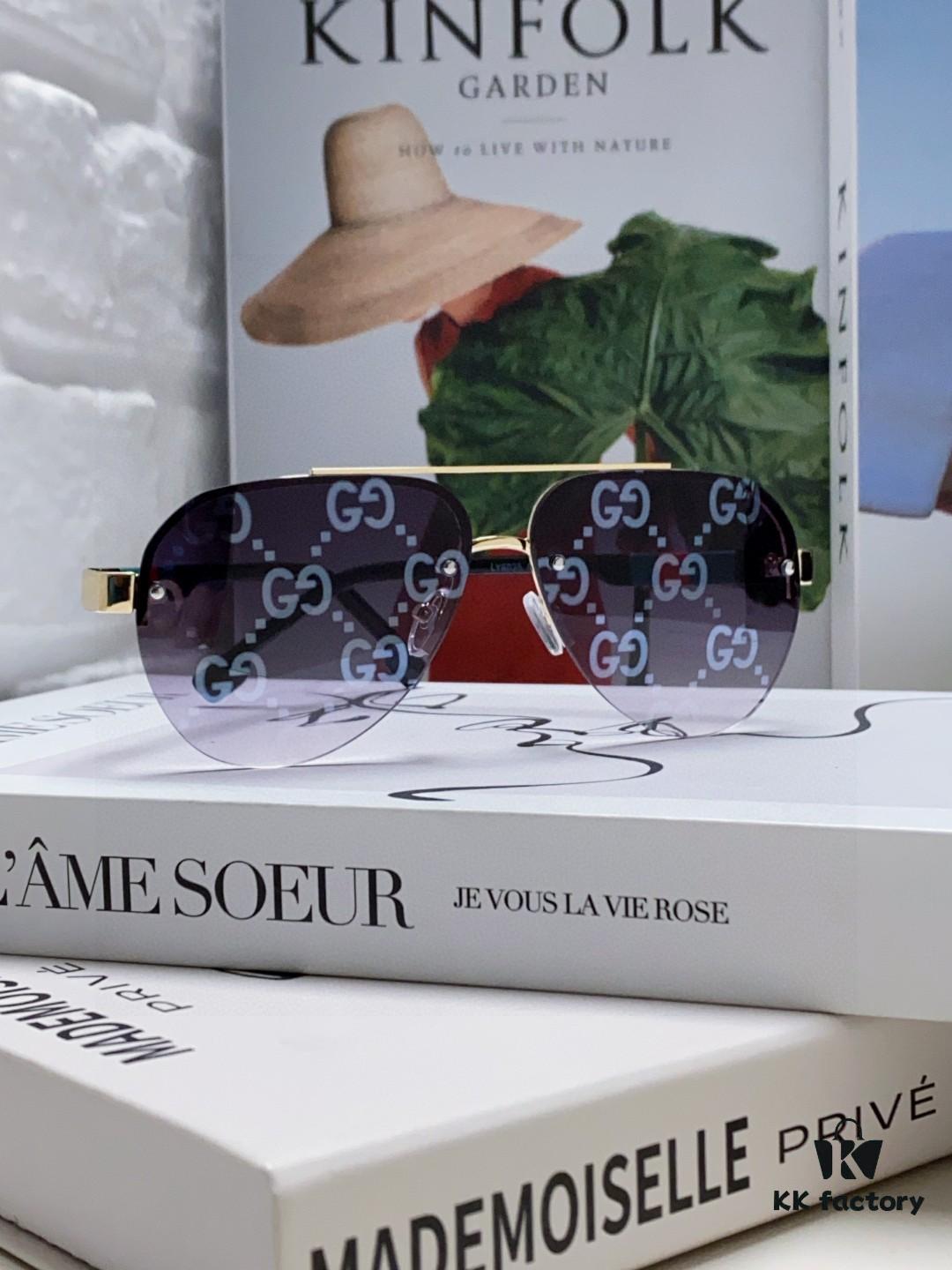 Gucci 2025 New Men's Driving Polarized Sunglasses, High-Definition Anti-Glare Aviator Glasses, Premium and Stylish