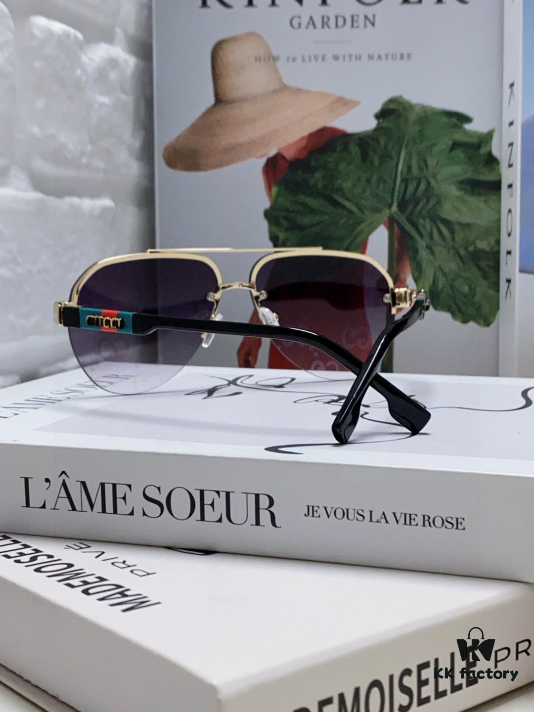 Gucci 2025 New Men's Driving Polarized Sunglasses, High-Definition Anti-Glare Aviator Glasses, Premium and Stylish