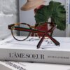 Gucci 2025 New Arrival Women's Woven Art Close-Fit Frame Sunglasses with Classic Red-Green Band, Fashionable Unisex Eyewear