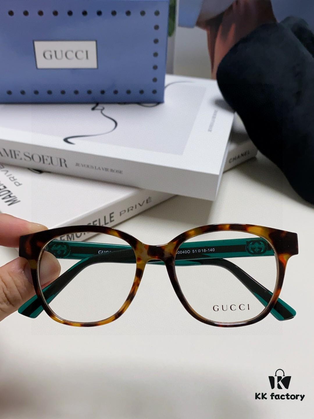 Gucci 2025 New Arrival Women's Woven Art Close-Fit Frame Sunglasses with Classic Red-Green Band, Fashionable Unisex Eyewear