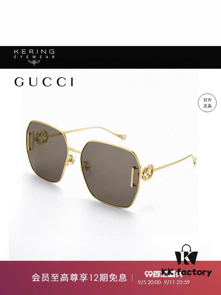 Gucci 2025 New Arrival Fashion Retro Stylish Comfortable Metal Avant-Garde Unisex Sunglasses 1207SA