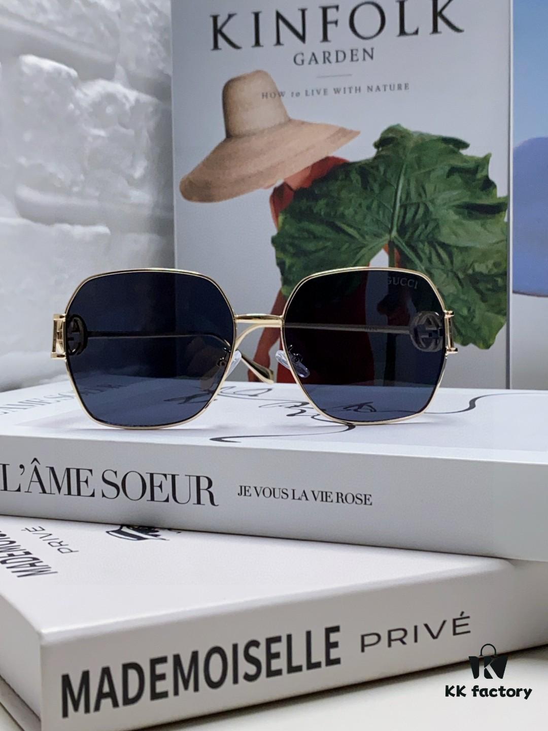 Gucci 2025 New Arrival Fashion Retro Stylish Comfortable Metal Avant-Garde Unisex Sunglasses 1207SA