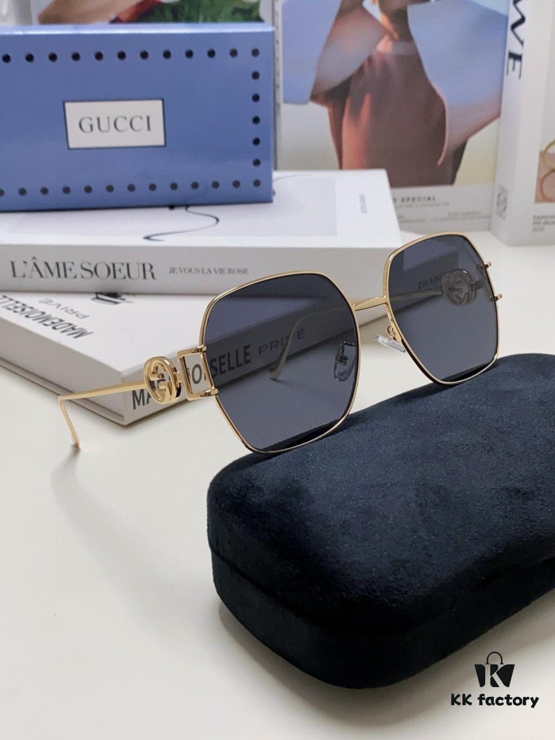 Gucci 2025 New Arrival Fashion Retro Stylish Comfortable Metal Avant-Garde Unisex Sunglasses 1207SA