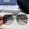 Gucci 2025 New Fashion Retro Stylish and Comfortable Unisex Sunglasses with Metal Avant-Garde Design, Versatile Trendy Shades Model 1207SA