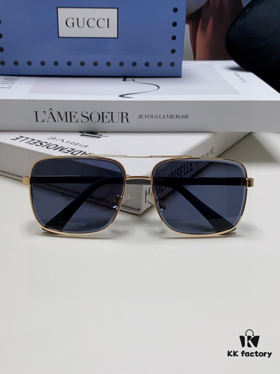 Gucci 2025 New Unisex Sunglasses, Fashionable Trendy Driving Sunglasses for Outdoor and Casual Wear