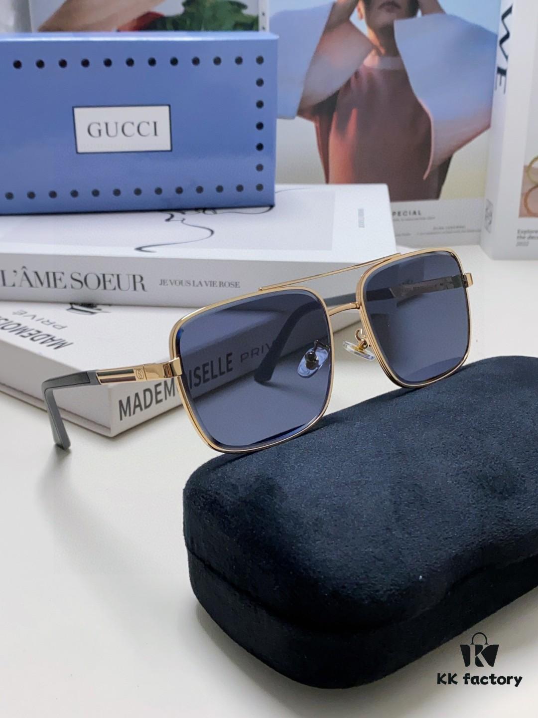 Gucci 2025 New Unisex Sunglasses, Fashionable Trendy Driving Sunglasses for Outdoor and Casual Wear