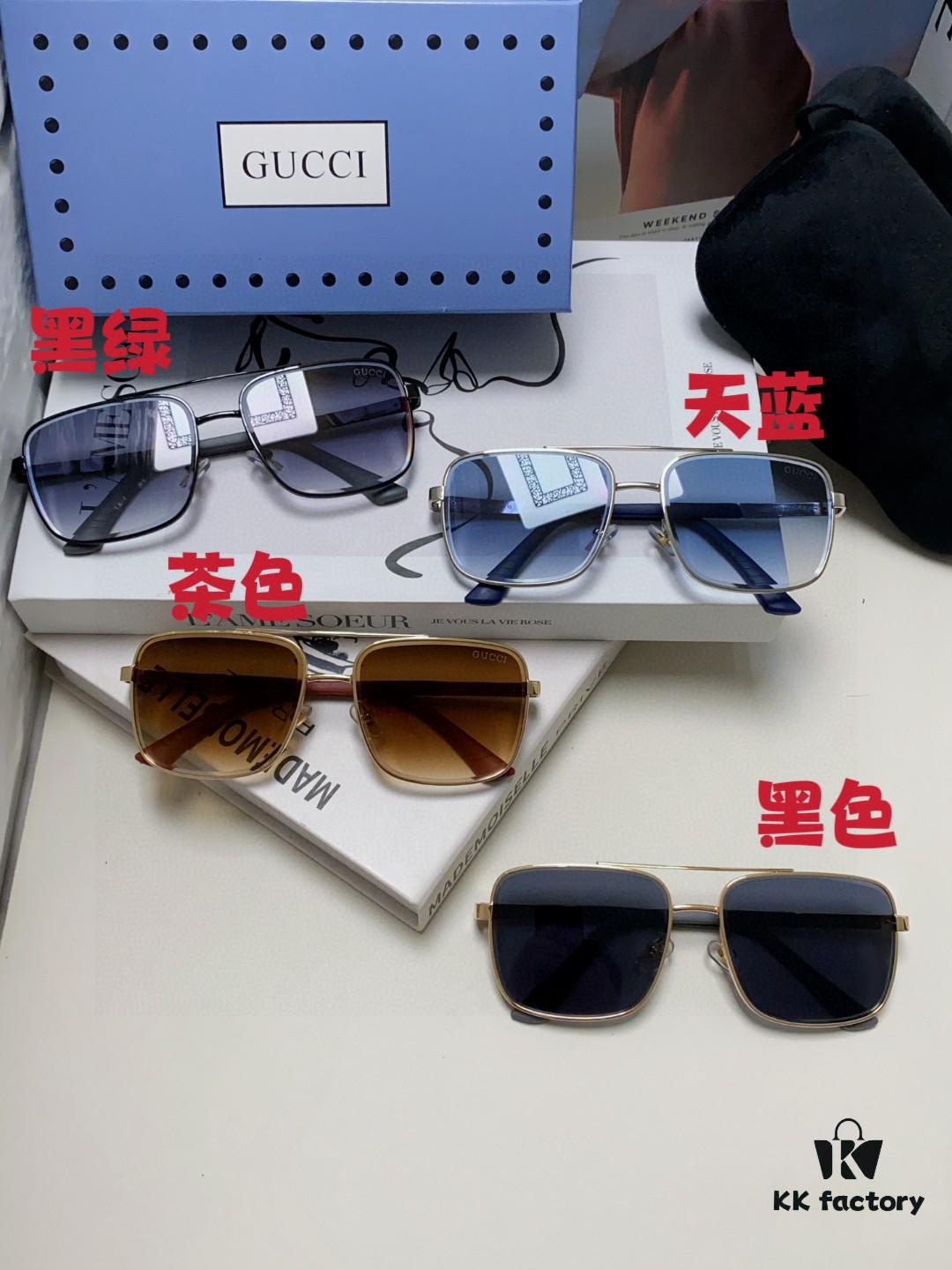 Gucci 2025 New Unisex Sunglasses, Fashionable Trendy Driving Sunglasses for Outdoor and Casual Wear