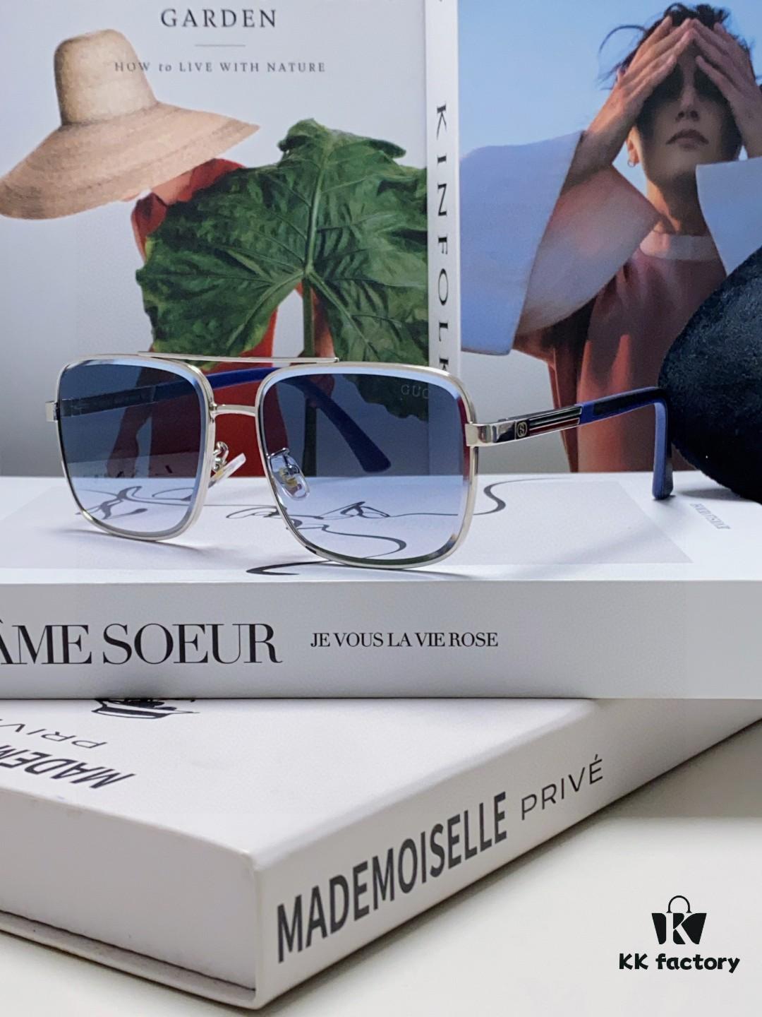 Gucci 2025 New Unisex Sunglasses, Fashionable Trendy Driving Sunglasses for Outdoor and Casual Wear