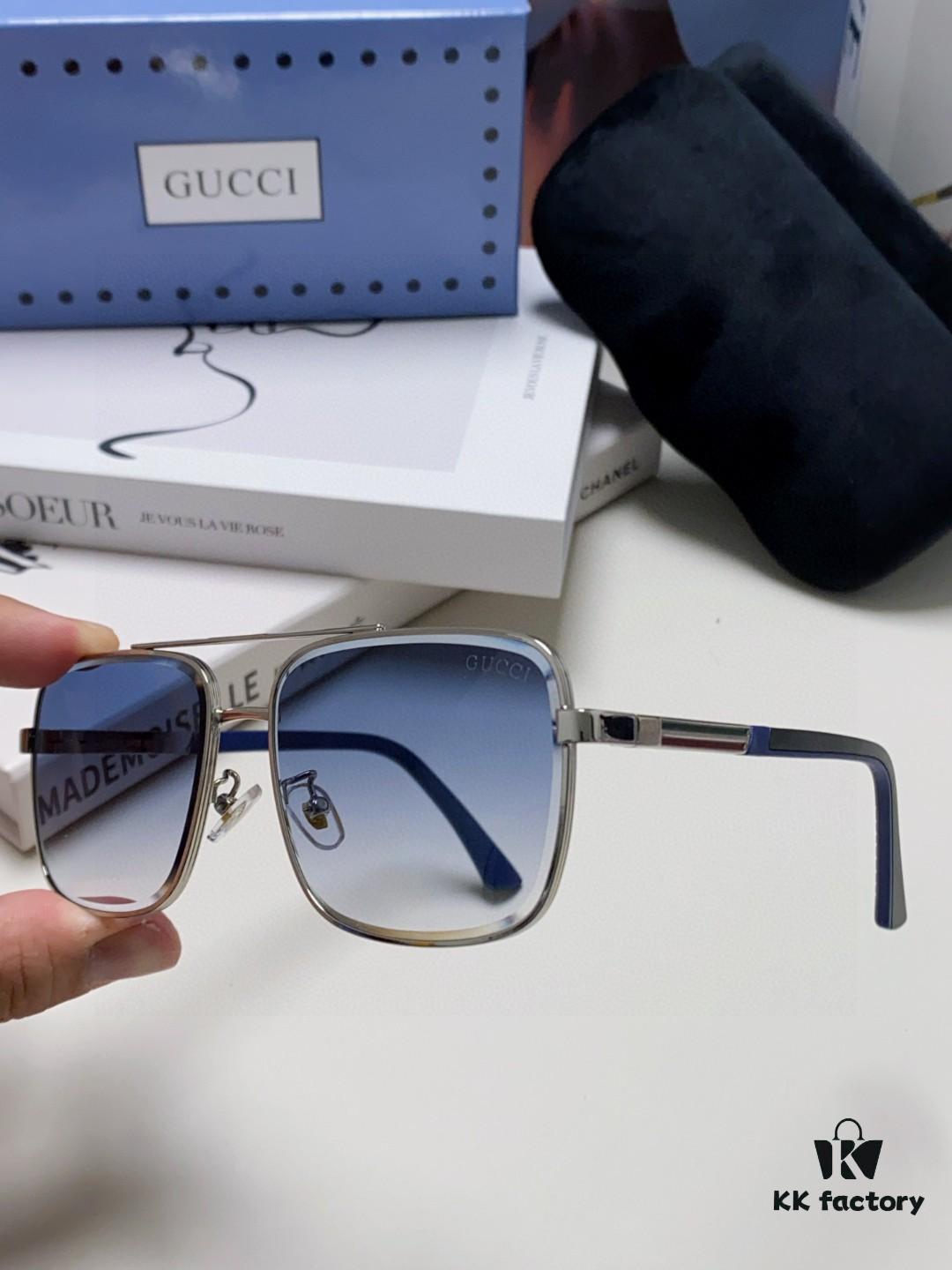 Gucci 2025 New Unisex Sunglasses, Fashionable Trendy Driving Sunglasses for Outdoor and Casual Wear