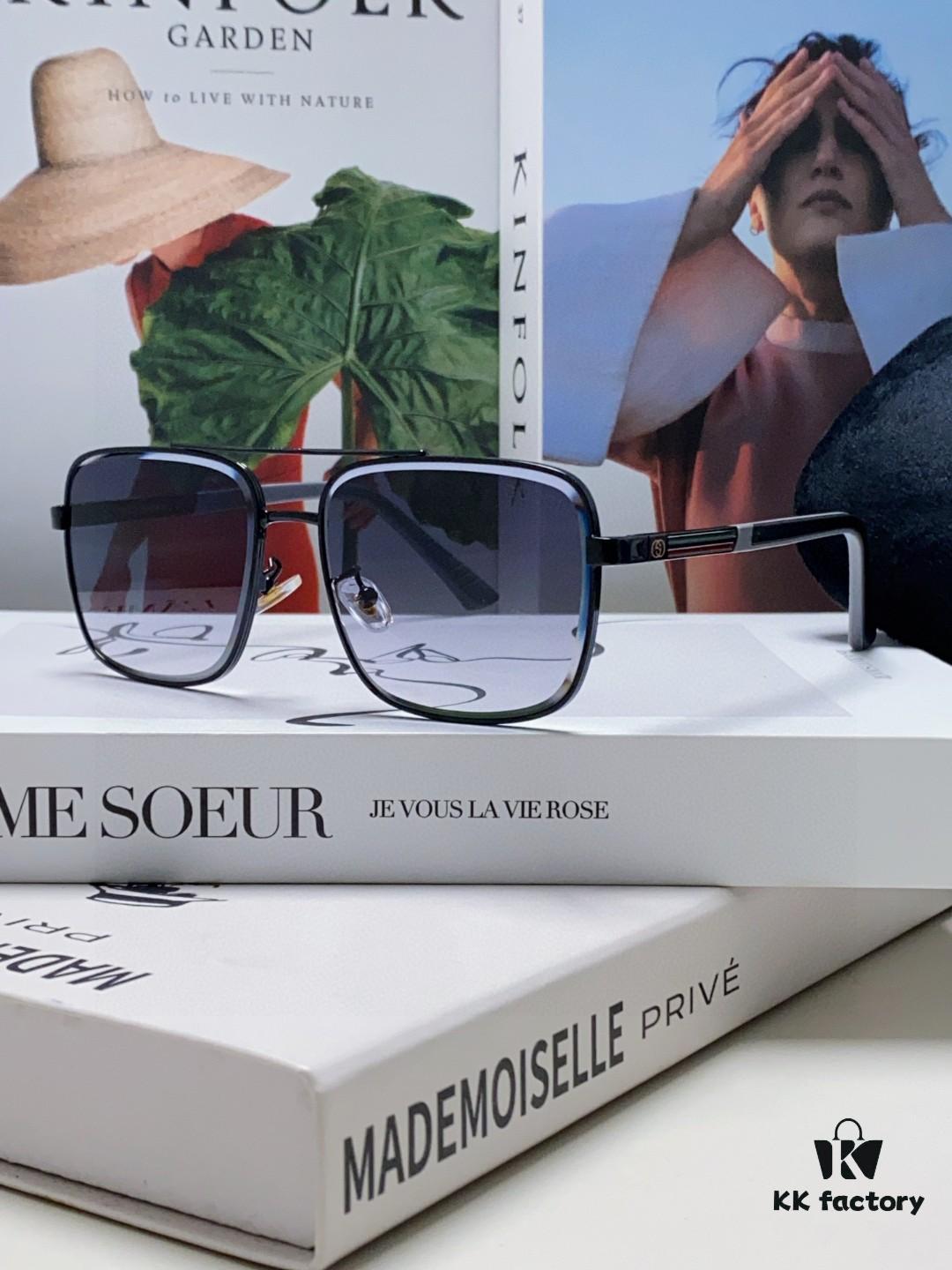 Gucci 2025 New Unisex Sunglasses, Fashionable Trendy Driving Sunglasses for Outdoor and Casual Wear