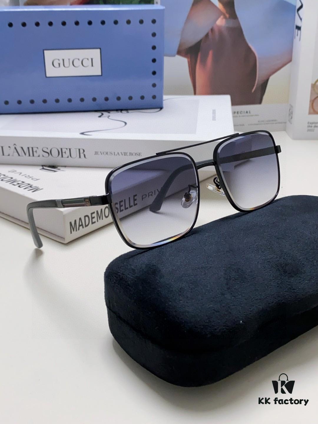 Gucci 2025 New Unisex Sunglasses, Fashionable Trendy Driving Sunglasses for Outdoor and Casual Wear