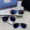 Gucci 2025 New Arrival Men's Sunglasses, Polarized UV-Protective Driving Glasses for Men, Blue Mirror Coating, Premium Style