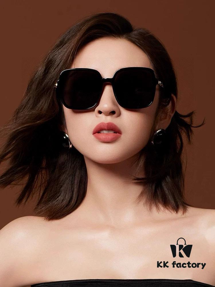 DIOR 2025 Spring New Arrival Trendy Best-Selling Fashion Round Frame Polarized Sunglasses, High-Quality Lightweight TR Frame, Comfortable Wear, Influencer-Style Women's HD Thickened Polarized Sunglasses 🕶️