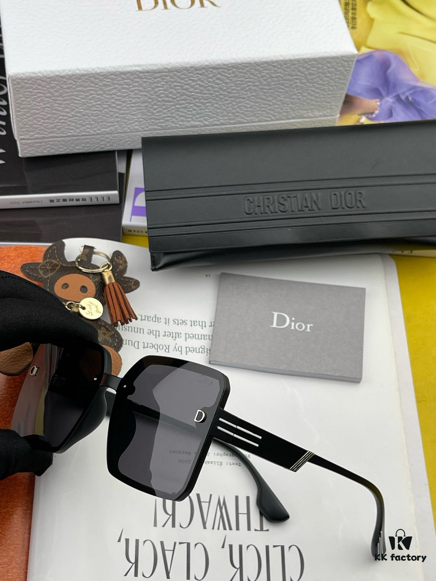 【DIOR】2025 Spring New Arrival Trendy Fashion Square Polarized Sunglasses High-Quality Comfortable Fit Influencer Style Women's HD Polarized Sunglasses 🕶️ Premium TR Frame Model: CD2682