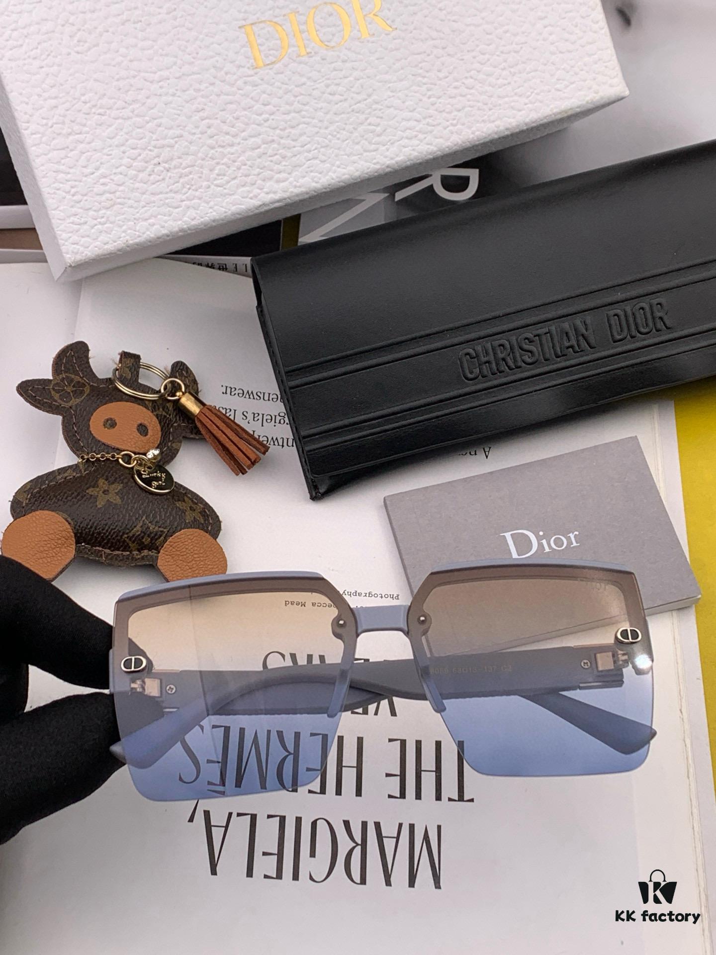 【DIOR】2025 Spring New Arrival Trendy Fashion Square Sunglasses High Quality Comfortable Fit Influencer Popular Style Model: D9805