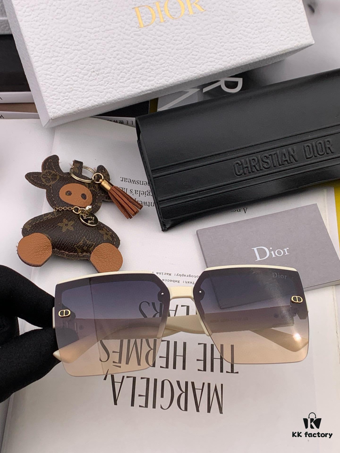 【DIOR】2025 Spring New Arrival Trendy Fashion Square Sunglasses High Quality Comfortable Fit Influencer Popular Style Model: D9805