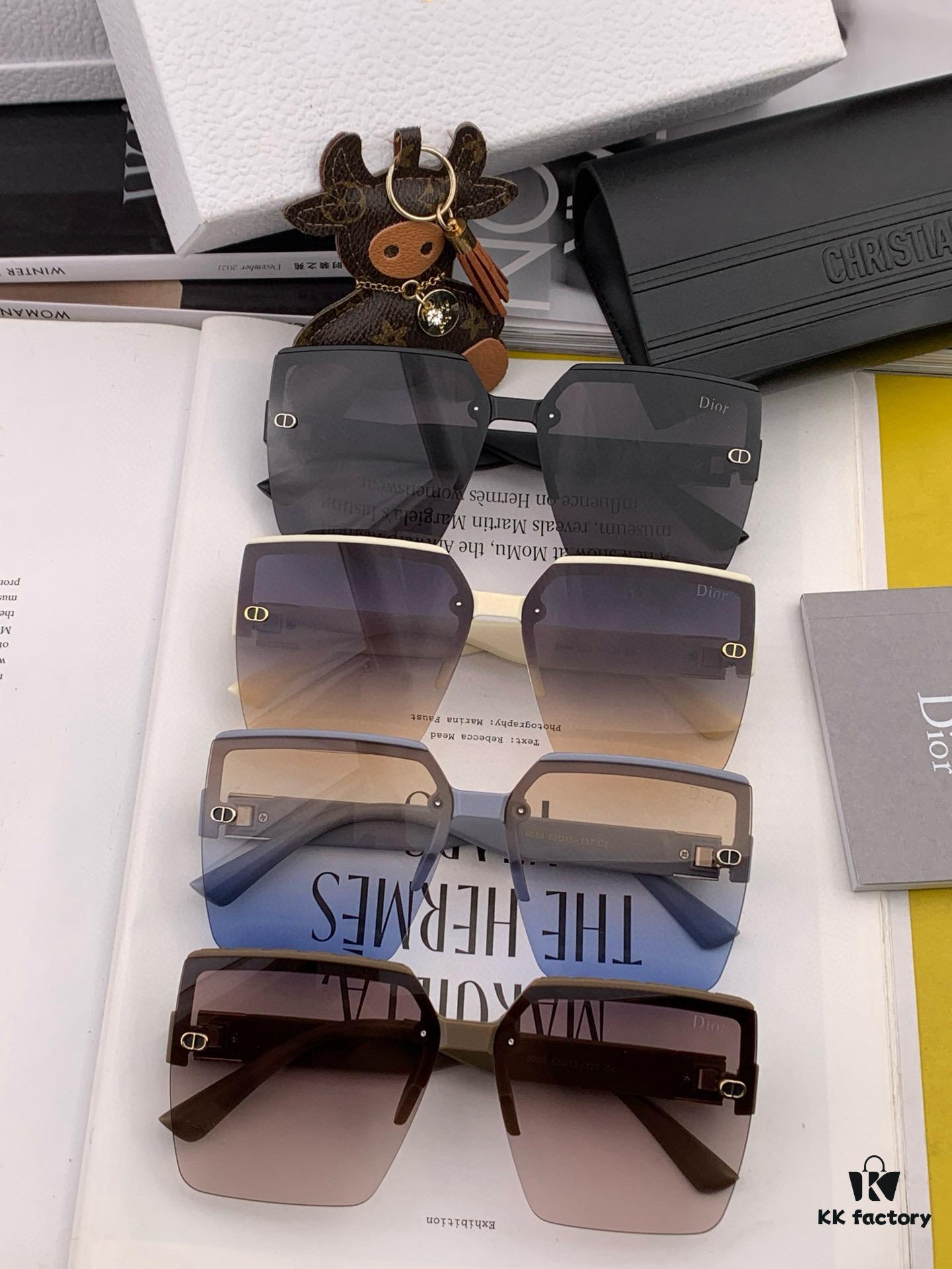 【DIOR】2025 Spring New Arrival Trendy Fashion Square Sunglasses High Quality Comfortable Fit Influencer Popular Style Model: D9805